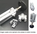 Bloque de conexión de extremo de pie de perfil de aluminio 4040. M12