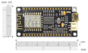 Microcontrolador FireBeetle ESP8266 IOT (Soporte Wi-Fi)