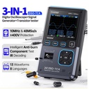 Osciloscopio digital 3 en 1. 10MHz 48MS/S. FNIRSI® DSO-TC4