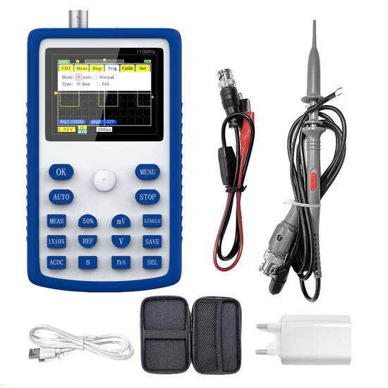 Osciloscopio Digital Mini. 110MHz 500MS/S. FNIRSI® 1C15