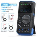 Osciloscopio 3 EN 1. 10MHz 48MSa/s. FNIRSI® DST-210