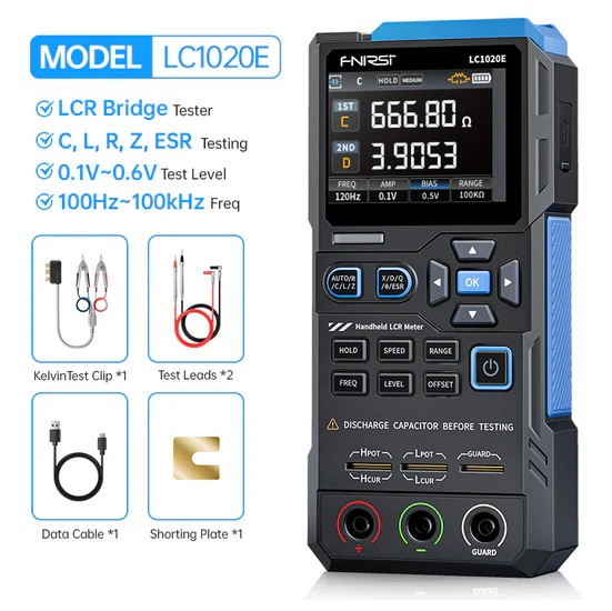 Probador digital LCR ESR. FNIRSI® LC1020E