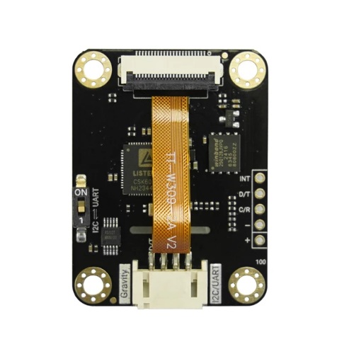 Sensor de detección de gestos y rostros con IA Edge. Offline. 5 Gestos, 10 Rostros, 3m (Compatible con Arduino/ RPi/ ESP32)