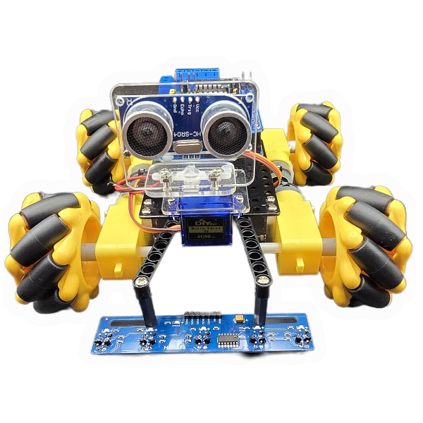 Kit robótico para Arduino. N°4. Con ruedas omnidireccionales