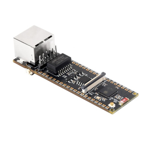 Placa de desarrollo ESP32-S3 ETH, puerto Ethernet RJ45 10/100 Mbps. Con módulo PoE y cámara OV2640