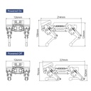 Robot canino MechDog Estándar. Hiwonder
