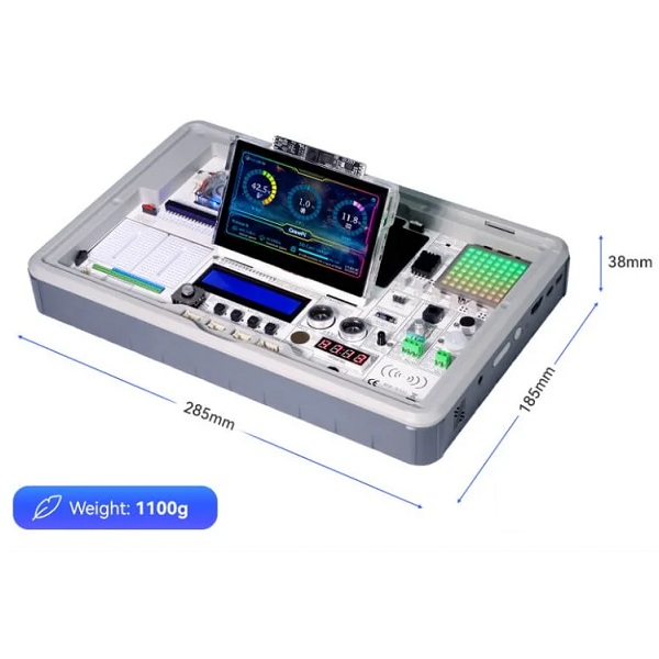 Estación de aprendizaje y desarrollo de IA CrowPi 3. Para Raspberry Pi