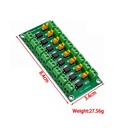 Tarjeta optocoplada de ocho canales para PLC 3.3-5V in - 3.6-30V out