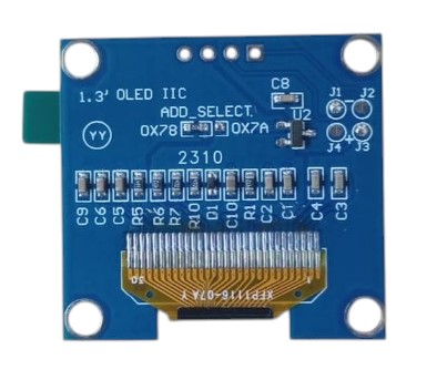 Módulo Display OLED 1.3 pulgadas, Blanco