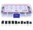 Kit de transistores Mosfet. Pack D. TO-220. 50 unidades