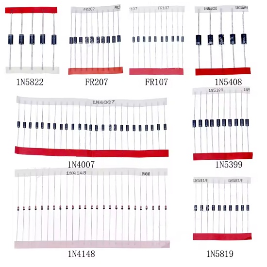 Kit de diodos rectificadores Schottky. 100 unidades