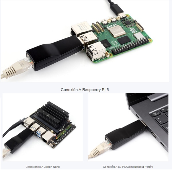 Convertidor de puerto USB 3.2 a Ethernet 2.5G