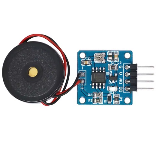 Módulo sensor de vibración piezoeléctrico