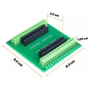 Shield de expansión I/O para ESP32. 30 pines