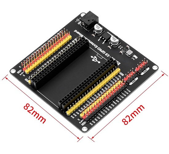 Shield de expansión GPIO para ESP32-S3. 44 pines