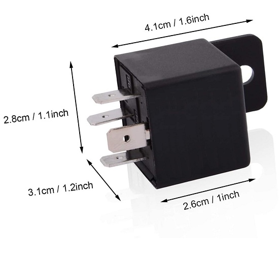 Relé vehicular 24VDC 40A. 5 Pines
