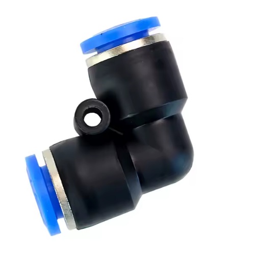 Acople rápido acodado para tubo de aire de 4mm. PV