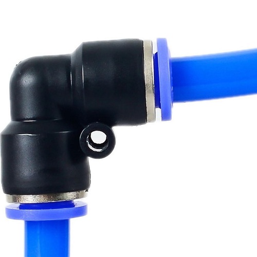 Acople rápido acodado para tubo de aire de 4mm. PV