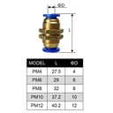 Racor instantáneo PM 4mm