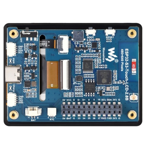 Placa de desarrollo ESP32-S3 con pantalla de 2.8 pulgadas, 480×640. Con función táctil