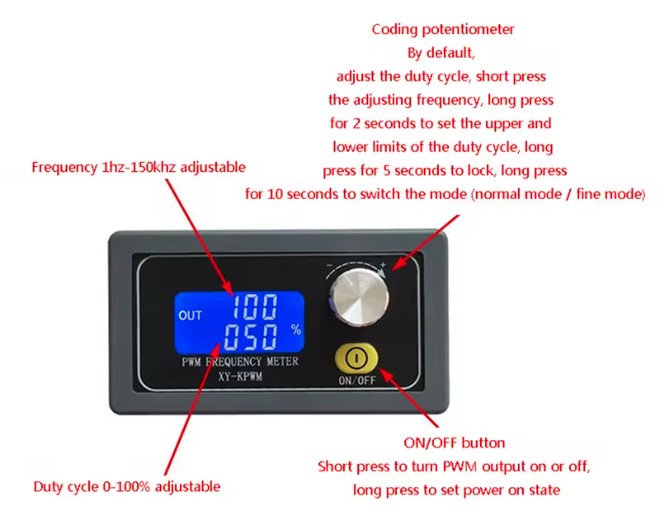 Modulo generador de señales XY-APWM