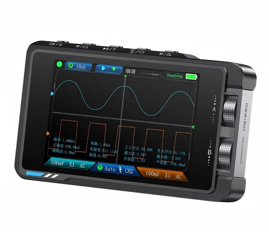 Osciloscopio digital 2 en 1. FNIRSI® DS215H PLUS