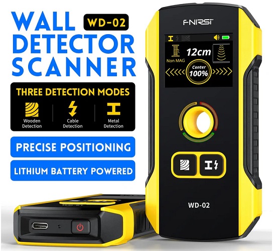 Escáner detector para pared. FNIRSI® WD-02