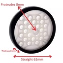 Rueda plástica para Smart Car. 62mm