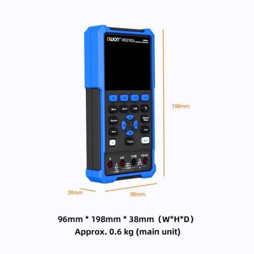 Osciloscopio de diagnóstico automotriz HDS2102A. 100MHz