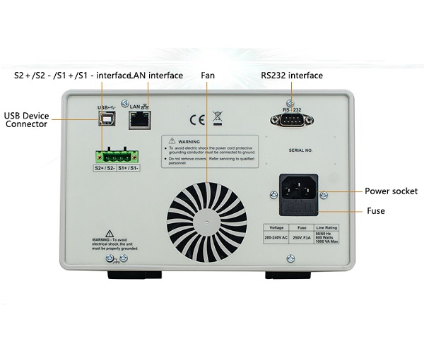 Fuente de alimentación DC ODP8354. 4 canales Owon