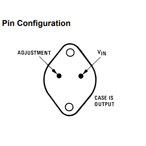 Regulador de voltaje ajustable 5A  LM338K