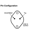 Regulador de voltaje ajustable 3A. LM350K