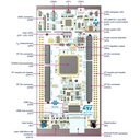 Placa de desarrollo STM32 Nucleo-144 con MCU STM32F767ZIT6, compatible con conectividad Arduino, ST Zio y Morpho