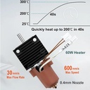 Kit extrusor para Creality K1C/K1 MAX. Con disipador