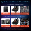 Kit extrusor para Creality K1C/K1 MAX. Con disipador