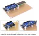 Placa acrílica experimental para Arduino™ MEGA2560 y UNO