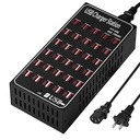 HUB-Cargador USB 60 puertos. 60A, 300W. Negro