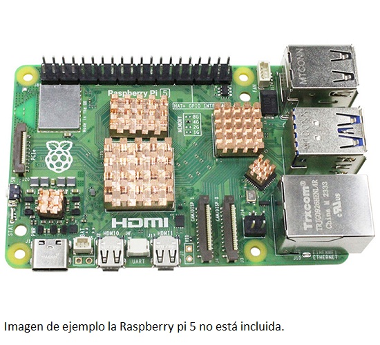 Kit de 5 disipadores dorados de Cobre para Raspberry Pi 5