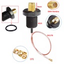 Cable RF IPX a SMA hembra. A prueba de agua. RG178 de 15cm