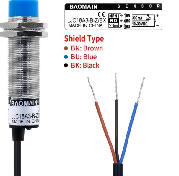 Sensor de proximidad capacitivo/NA - NPN