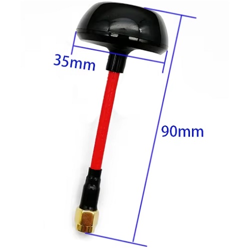 Antena FPV omnidireccional 5.8G, 3dBi. Para Dron de carreras RC