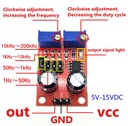 Módulo generador PWM, Duty ajustable