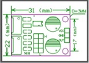 Módulo generador PWM, Duty ajustable