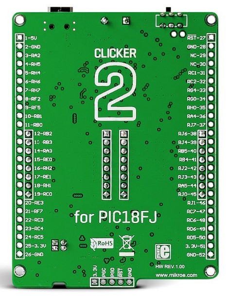 Clicker 2 for PIC18FJ