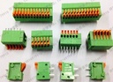 Bornera recta con resorte 2P.