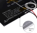 Cama caliente MK2A aluminio cuadrada imp 3D