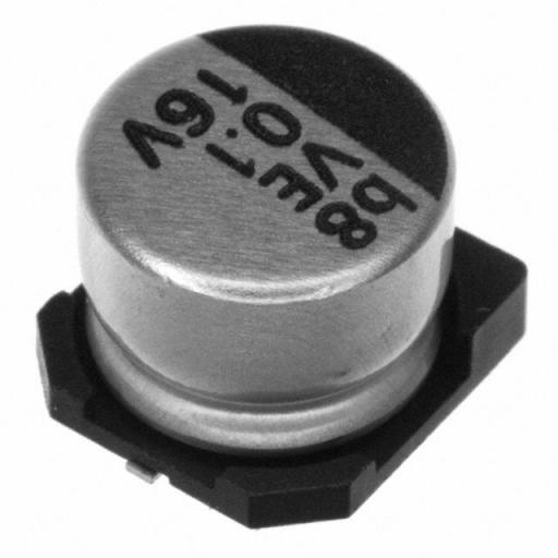 Capacitor electrolítico aluminio 0.1uF 50V SMD