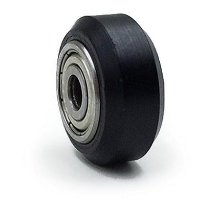 Rueda en v con rodamiento interno 625zz, para perfil 2020 V slot