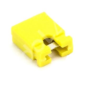 Jumper de conexión 2.54mm amarillo