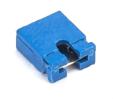 Jumper de conexión 2.54mm azul